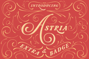 Astria: A Vintage-Inspired Display Font for Bold Branding