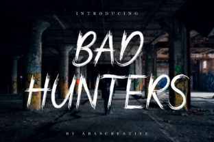 Bad Hunters Font: A Bold Choice for Crafters and Product Creators