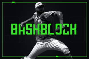 BashBlock: A Modern Display Font for Creative Product Design