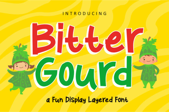 Bitter Gourd: A Friendly Display Font for Creative Crafters