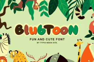 Blubtoon: A Whimsical Font for Creative Makers