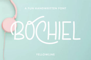 Bochiel: A Light and Casual Display Font for Modern Web Design