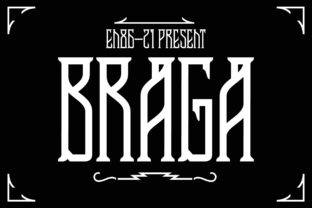 Braga: A Bold Display Font for Editorial Design and Branding