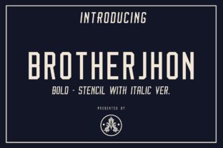 Brother Jhon Duo: A Display Font for Editorial Elegance