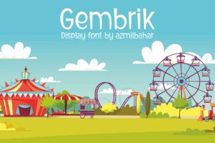 Gembrik: A Display Font That Brings Joy to Every Craft Project