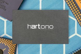 Hartono: A Futuristic Font for Creative Crafters and Designers