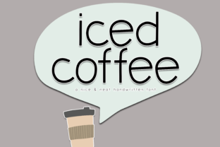 Iced Coffee Font for Cool and Fresh Branding