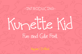 Kunette Kid: A Whimsical Display Font for Creative Branding