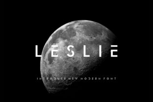 Leslie: A Modern Display Font for Editorial Design and Branding