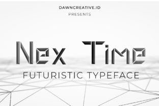 Nex Time: A Modern Display Font for Elegant Craft Projects