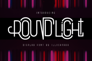 Round Light: A Fun and Playful Display Font for Branding