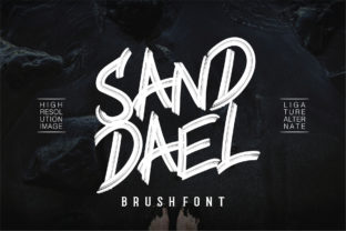 Sand Dael: A Bold Display Font for Modern Web Design