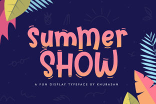 Summer Show: A Versatile Display Font for Editorial Design