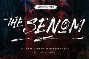 The Senom: A Powerful Display Font for Branding and Design