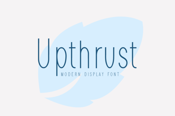 Upthrust: A Display Font That Elevates Your Web Design