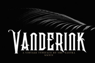 Vanderink: A Font for Editorial Elegance