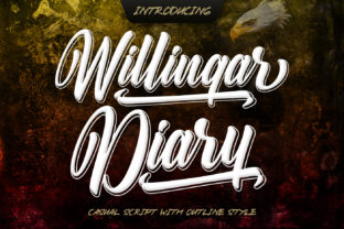 Willingar Diary: A Vintage Display Font for Web Design