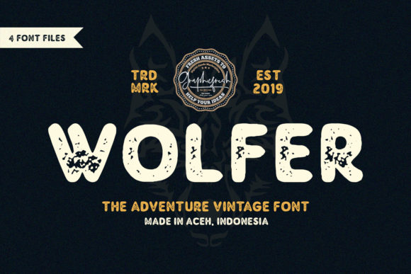 Wolfer: A Vintage-Inspired Display Font for Bold Campaigns